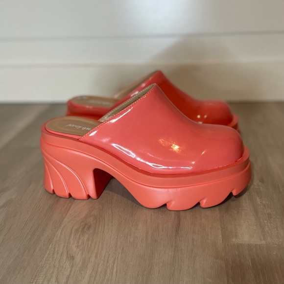 Nasty Gal Shoes - SOLD Nasty Gal bright salmon platform clogs